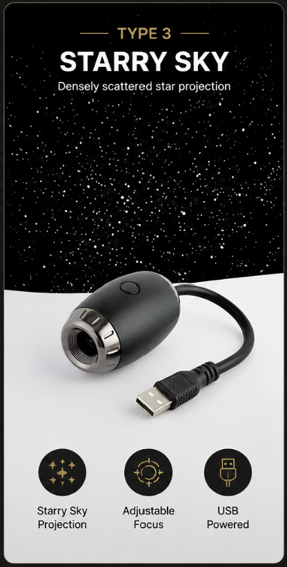 Veluna™ Starlight Projector